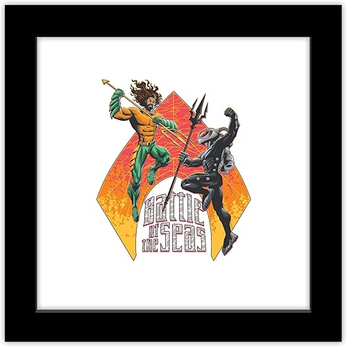 Trends International Gallery Pops DC Comics Movie Aquaman y el Reino Perdido - Póster de pared de la batalla de los mares, 12.00 x 12.00 pulgadas,