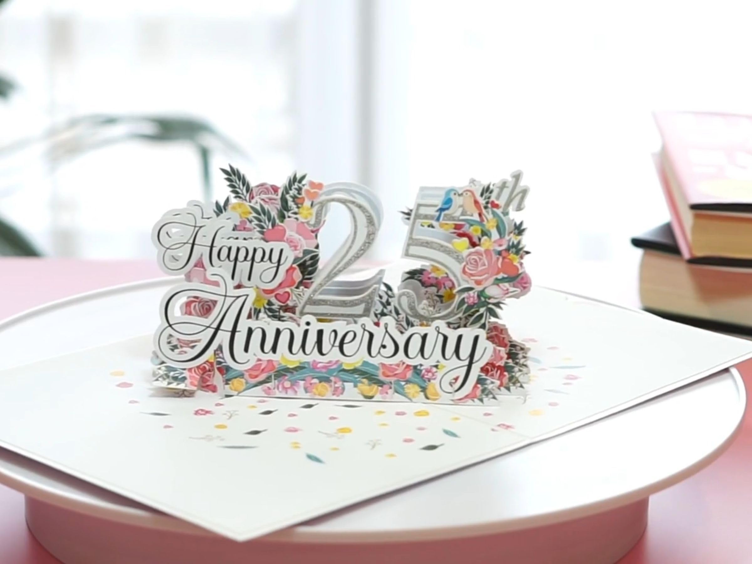 Amazon.com : PQ Bees Happy 25th Anniversary Cards, Wedding