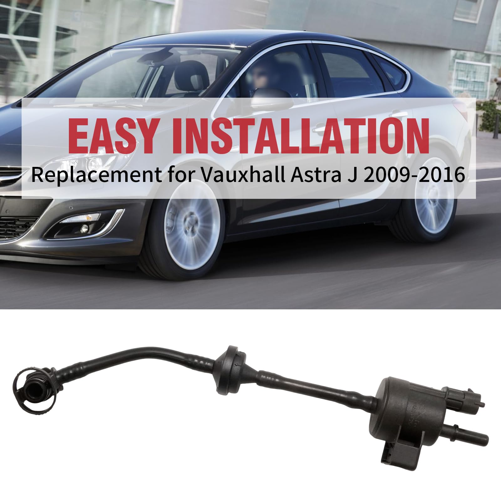 Hoypeyfiy 55566386 Vanne de purge de bidon, remplacement pour Opel Astra J 2009-2016, remplacement pour Opel Corsa D 2006-2014, remplace 55593647