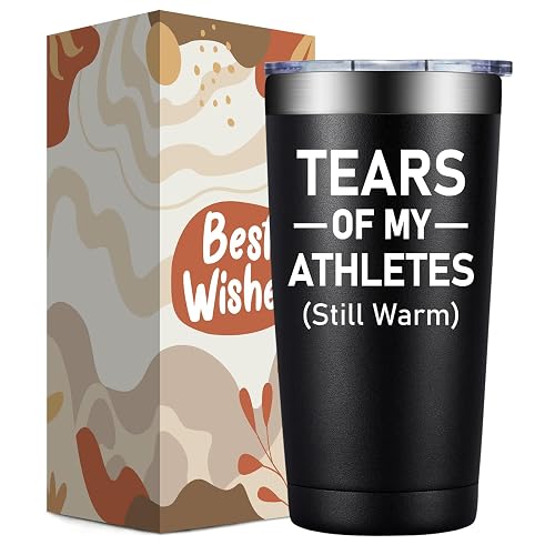 DOEARTE Athletic Trainer Coach Gifts - Basketball, Soccer, Swim Coach Gifts - Christmas Sports Appreciation Coaches Gift for Men Women - 20oz Trainer Tumbler