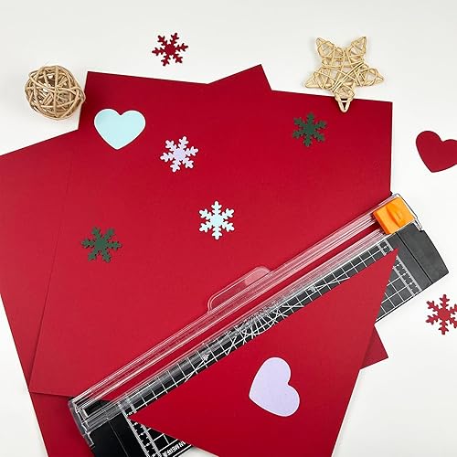 Miniatura 3 de YINUOYOUJIA Cartulina 12 x 12 "Papel grueso, 300gsm110lb Papel de construcción 50 hojas de cartulina negra (negro)