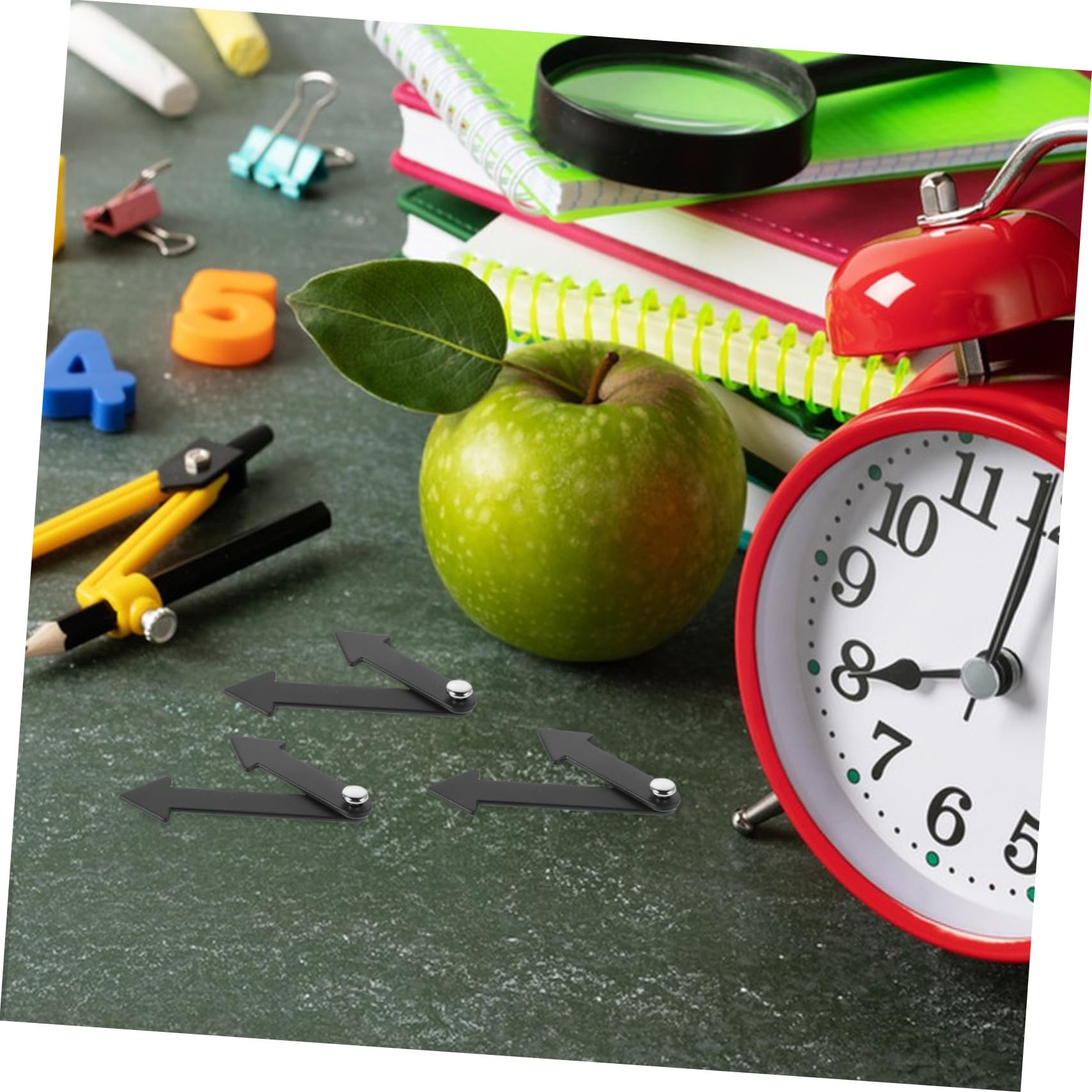 10 Stück Uhrzeiger-Set – Drehbare Zeiger Für Lernuhren (45mm/60mm, Inkl. Nieten) Für Kinder & DIY