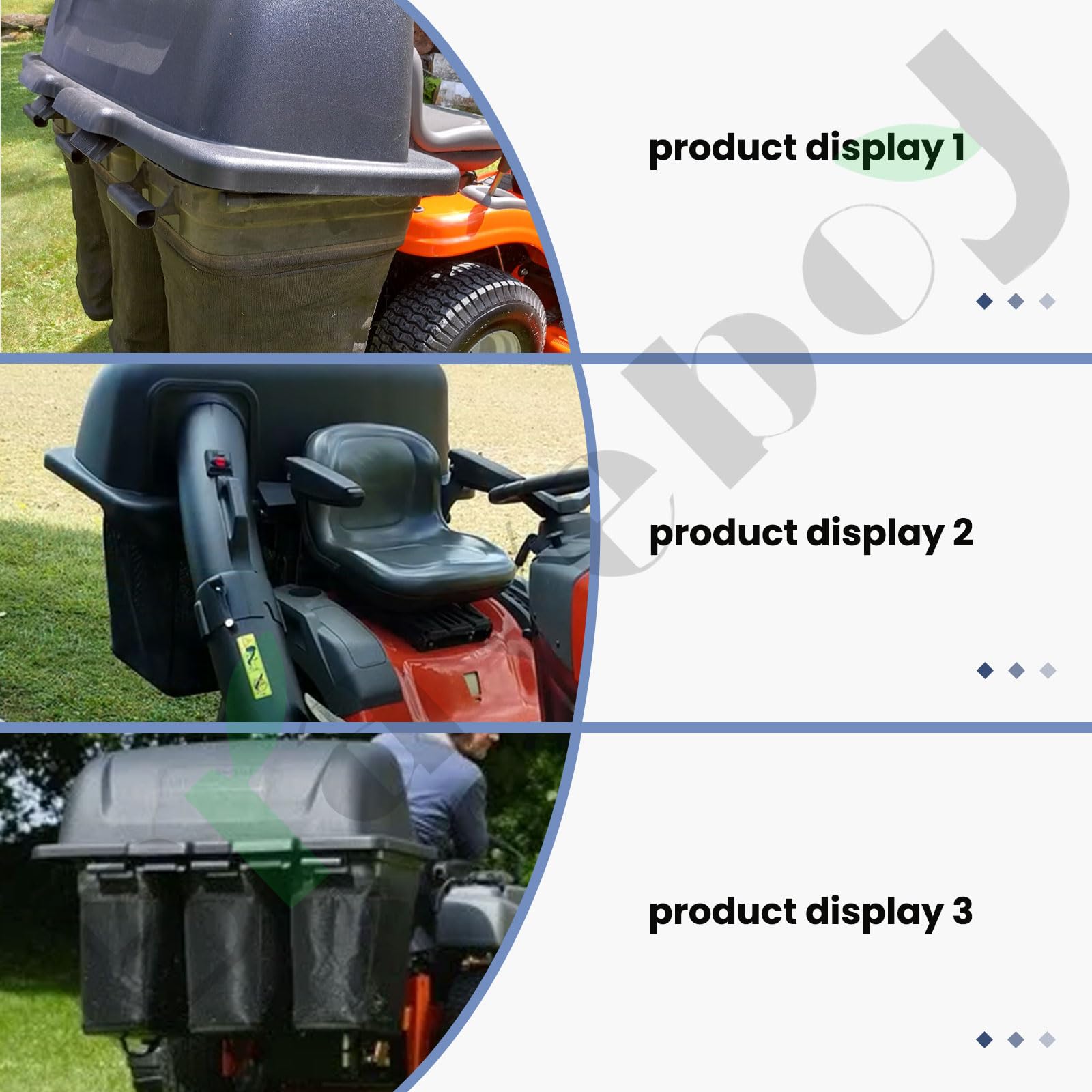 Attache Bagger 532400226 Pour Tracteur Pelouse - Compatible 400226 960730028