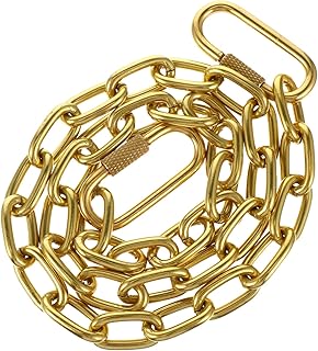 VALICLUD Bolsa Cadeia de Substituição DIY Ombro Saco Corpo Cruz Bolsa Alça De Corrente de Metal Com Parafuso Portão Caribiner Fivelas para para Embreagem Carteira Sacola Bolsa Acessório de