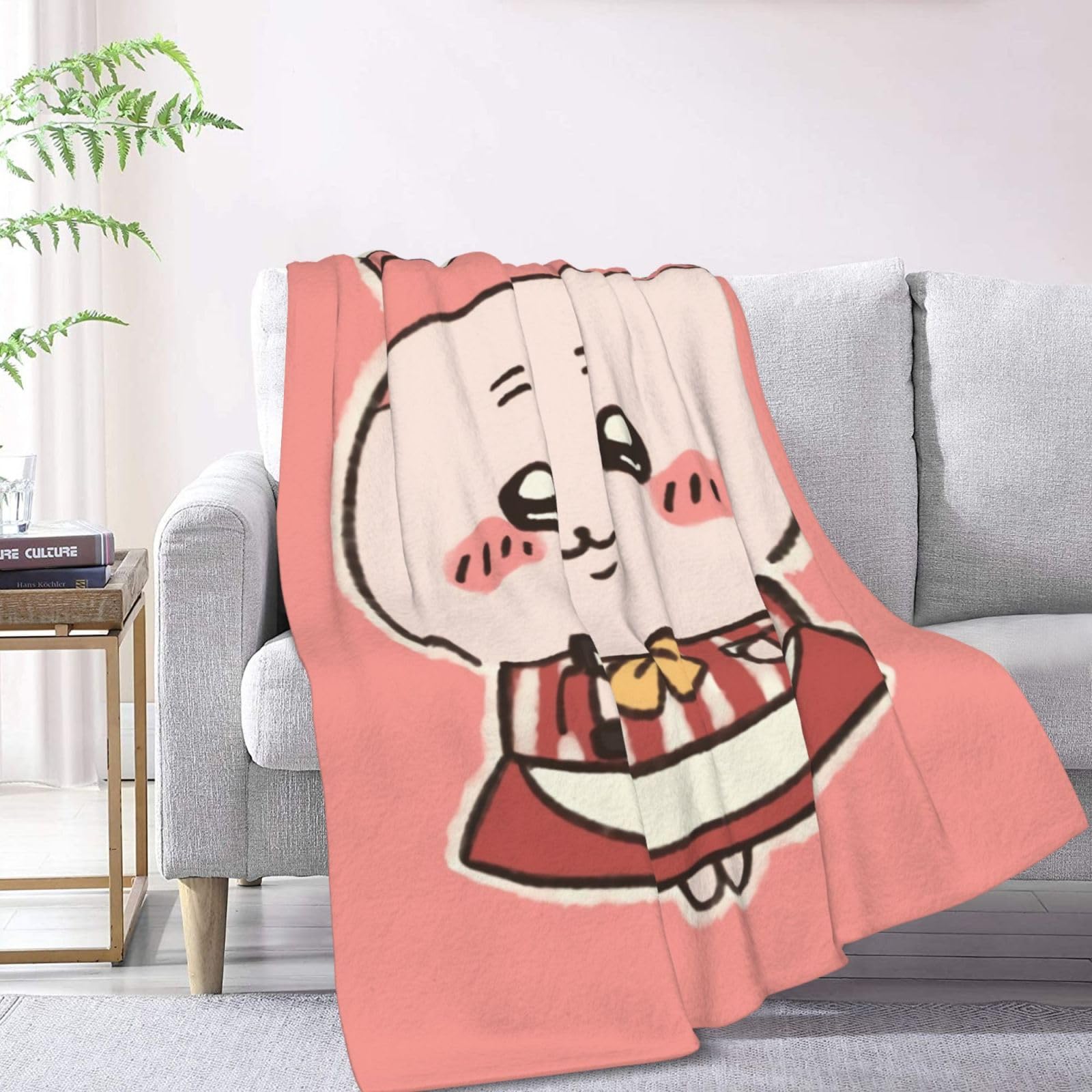 ★毛布ブランケット★ Amazon｜ちいかわ モモンガ 毛布 ブランケット フランネル 大判