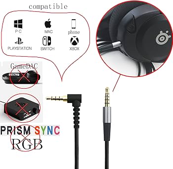 Amazon.com: NewFantasia Replacement Audio Cable 3.5mm 5 Pole Male Amazon.com: NewFantasia Replacement Audio Cable 3.5mm 5 Pole Male