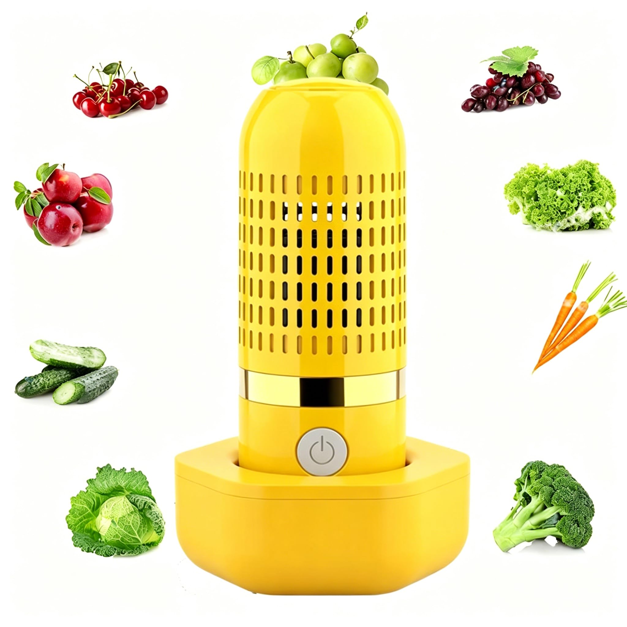 Machine à laver portable pour fruits légumes céréales et fruits de mer sans fil