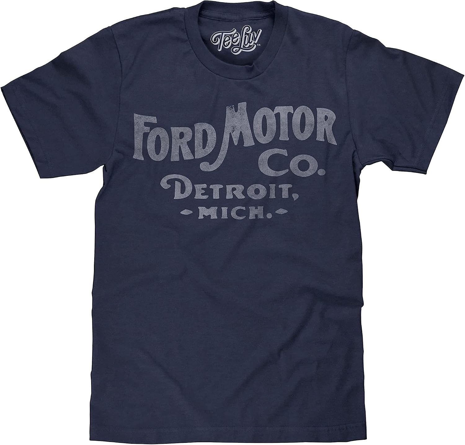 Tee Luv Ford Motor Company Shirt - Ford Detroit Graphic Tee Shirt