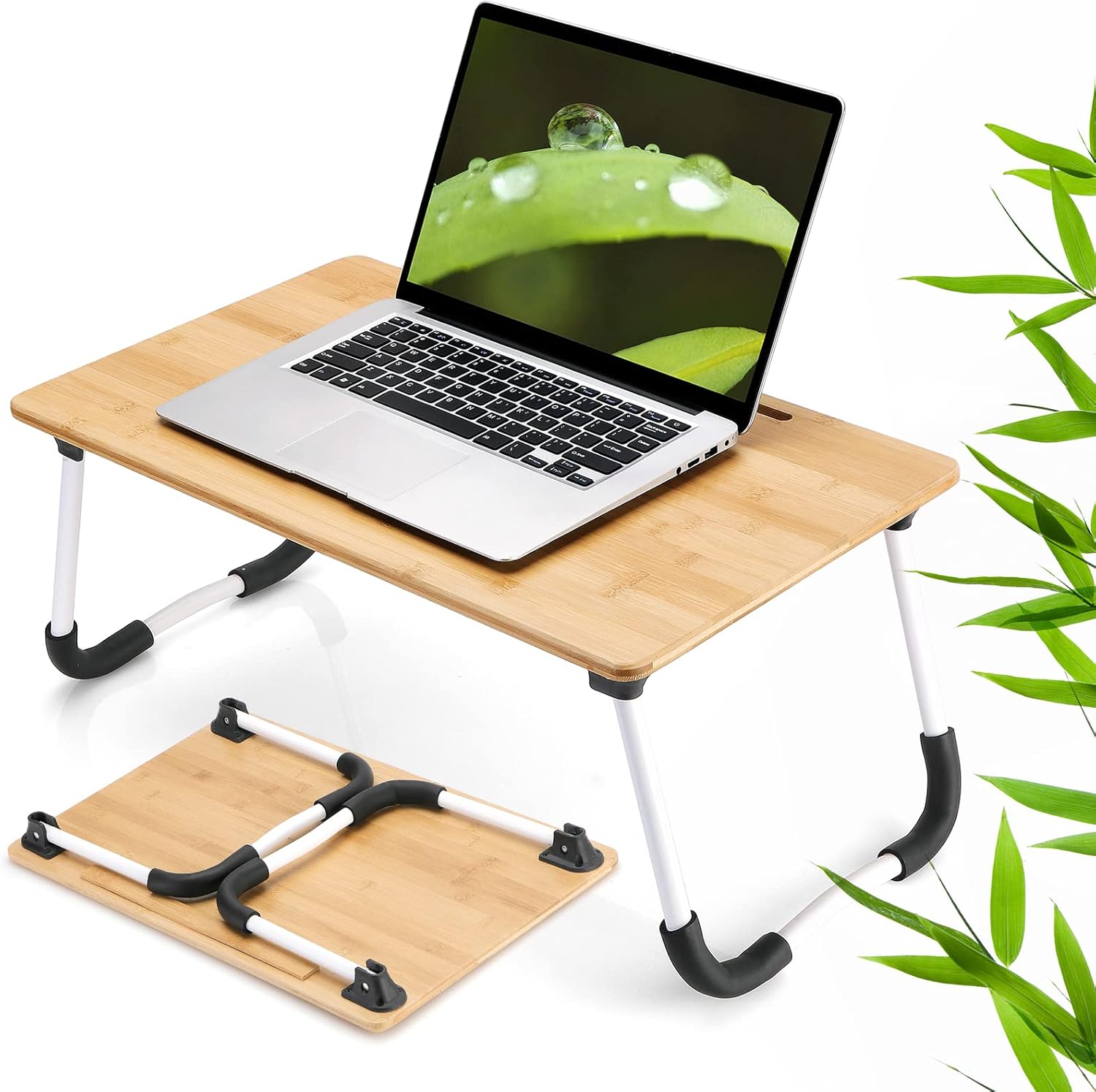 Nеw Arrіvаlѕ Laptop Stand for Bed, Large Portable Foldable Lap Desk, XXL Laptop Bed Table for Study, Write, Watch Movies, Work and Breakfast… Nеw Arrіvаlѕ Laptop Stand for Bed, Large Portable Foldable Lap Desk, XXL Laptop Bed Table for Study, Write, Watch Movies, Work and Breakfast…
