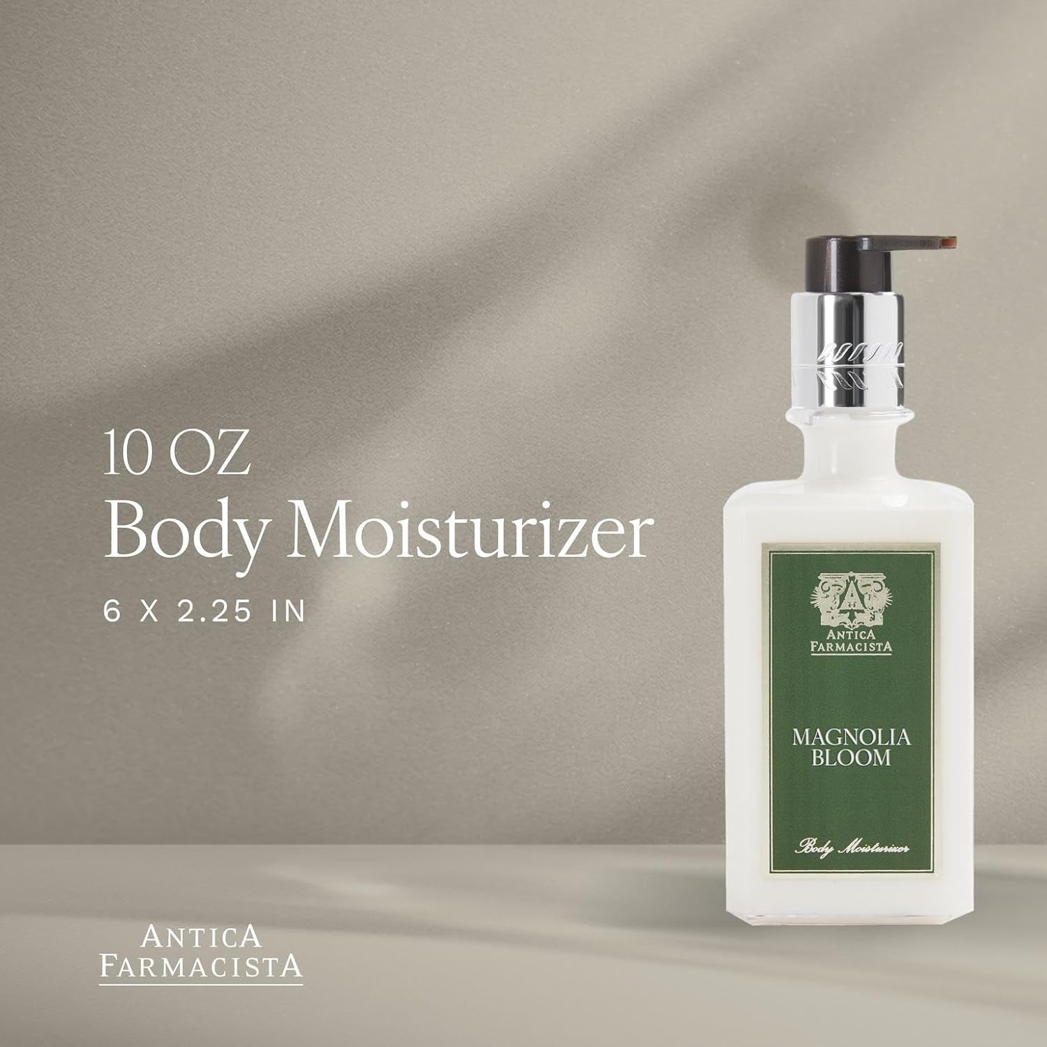 Antica Farmacista Body Moisturizer - Scented Moisturizing Lotion with Jasmine & Soft Cedarwood - Luxury Gift for Any Occasion - Magnolia Bloom, 10 fl oz