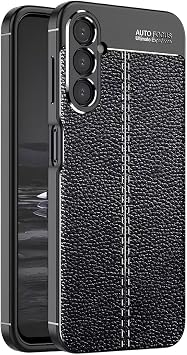 Ehr. Samsung Galaxy S25 Plus Uyumlu Kamera Korumal  Deri G r n ml  Silikon K l f Siyah, Samsung Galaxy S25 Plus