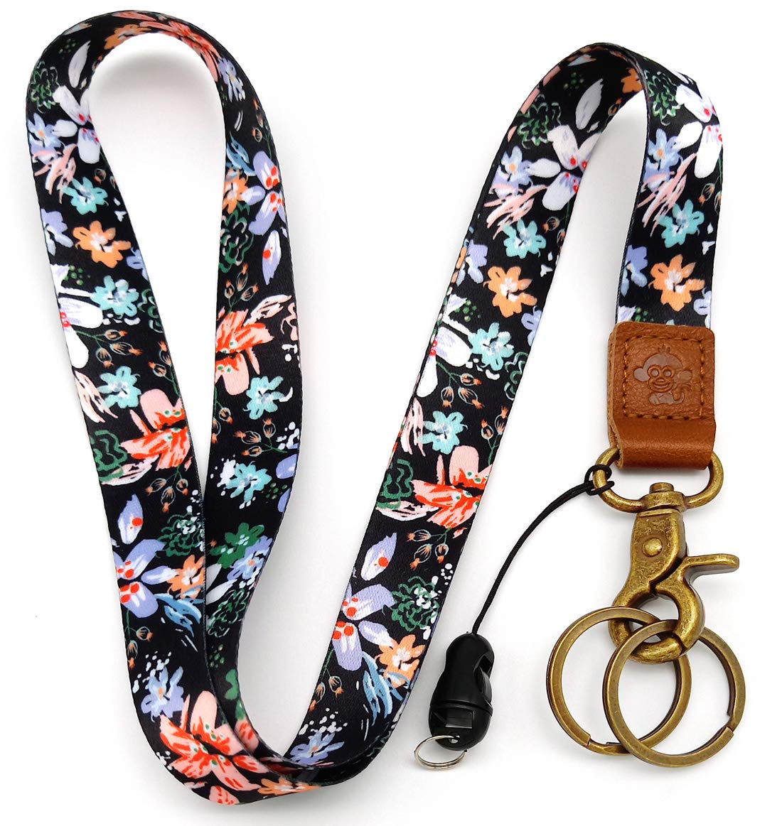 Happy Monkey Neck Lanyard Key Chain Holder/ID badges holder/Mobile phone etc