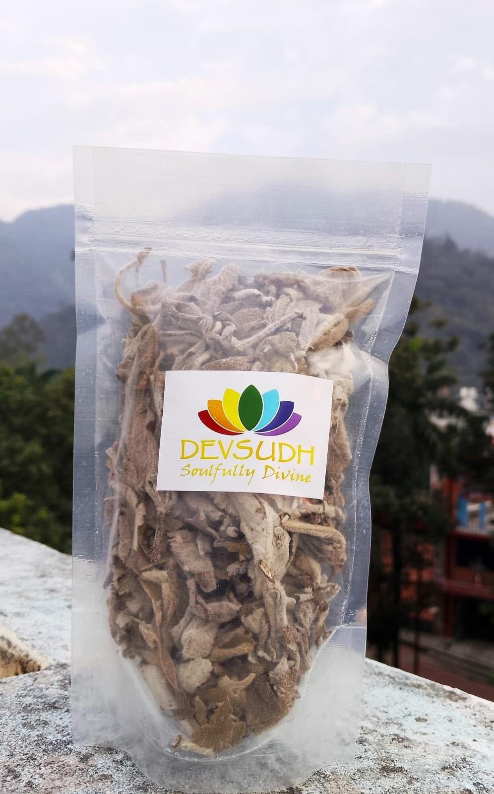 DEVSUDH Premium Organic Himalayan White Sage Smudge Leaves | Purification, Protection, Cleansing, Healing, Yoga, Meditation, Reiki, Aromatherapy, Removes Negativity, Brings Positivity | (50 Grams)