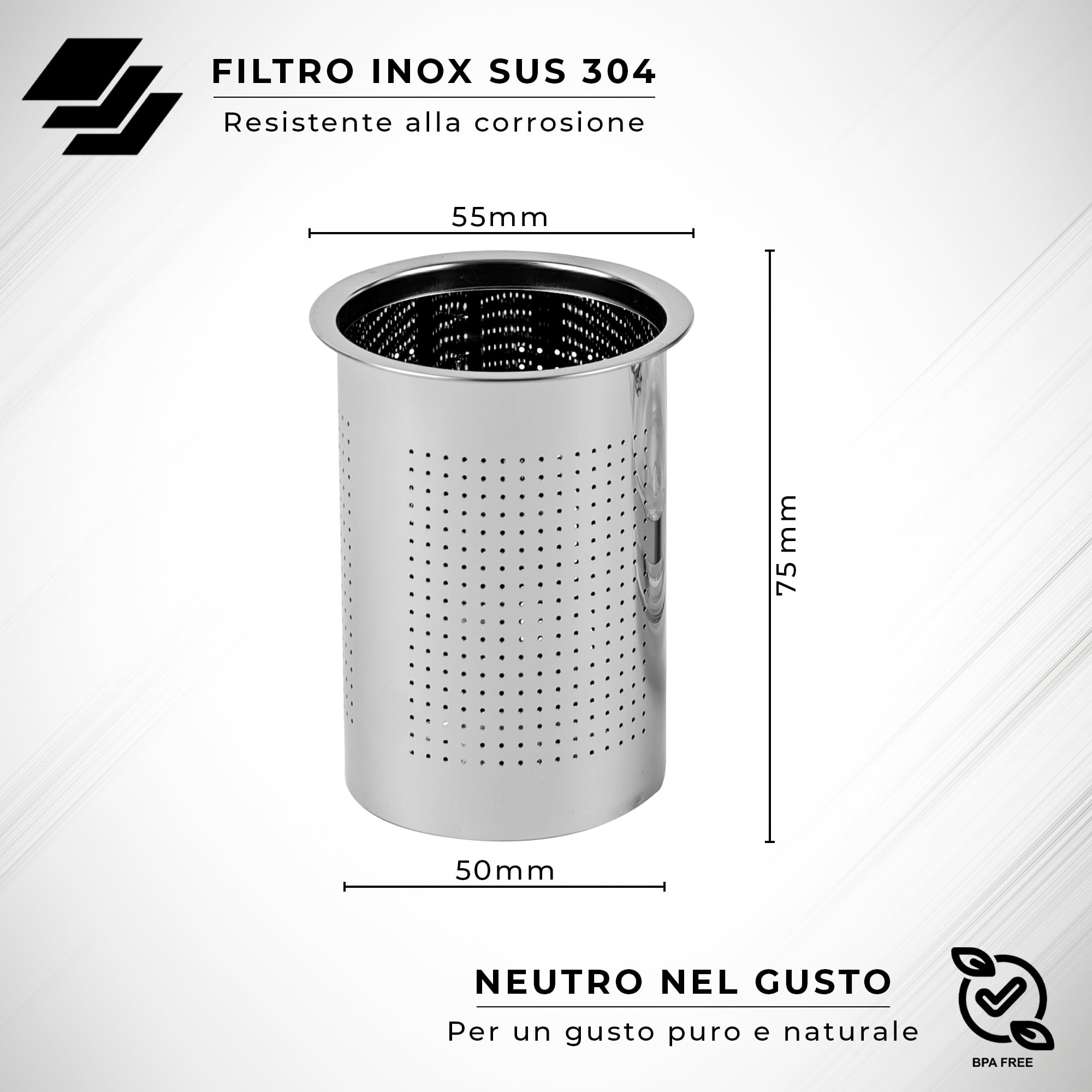KARL HAUSMANN Teiera in Vetro 1L con Infusore - Tisaniera per Fornelli (gas, vetroceramica, elettrico) | Infusione Diretta, Beccuccio Antigoccia,Lavabile in Lavastoviglie