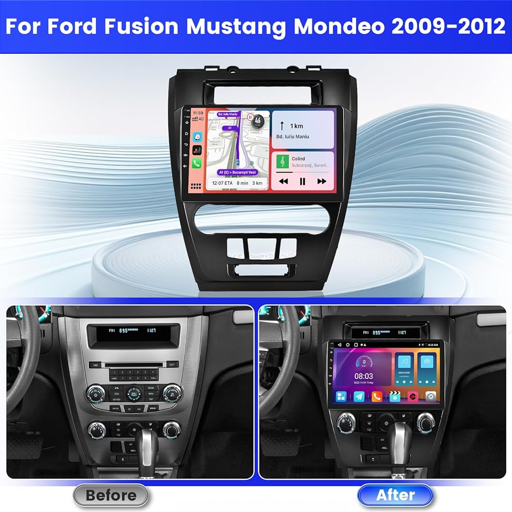 2+64G Android 15 Car Stereo for Ford 2009-2012 2