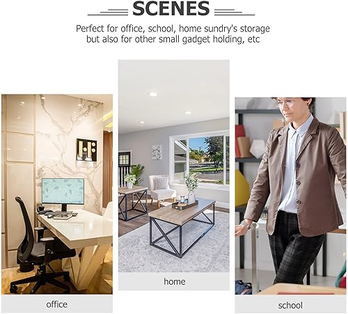 Miniatura 5 de BESTonZON Escritorio transparente para computadora portátil para cama, bandeja de cama de acrílico, mesa de escritorio, bandeja de desayuno