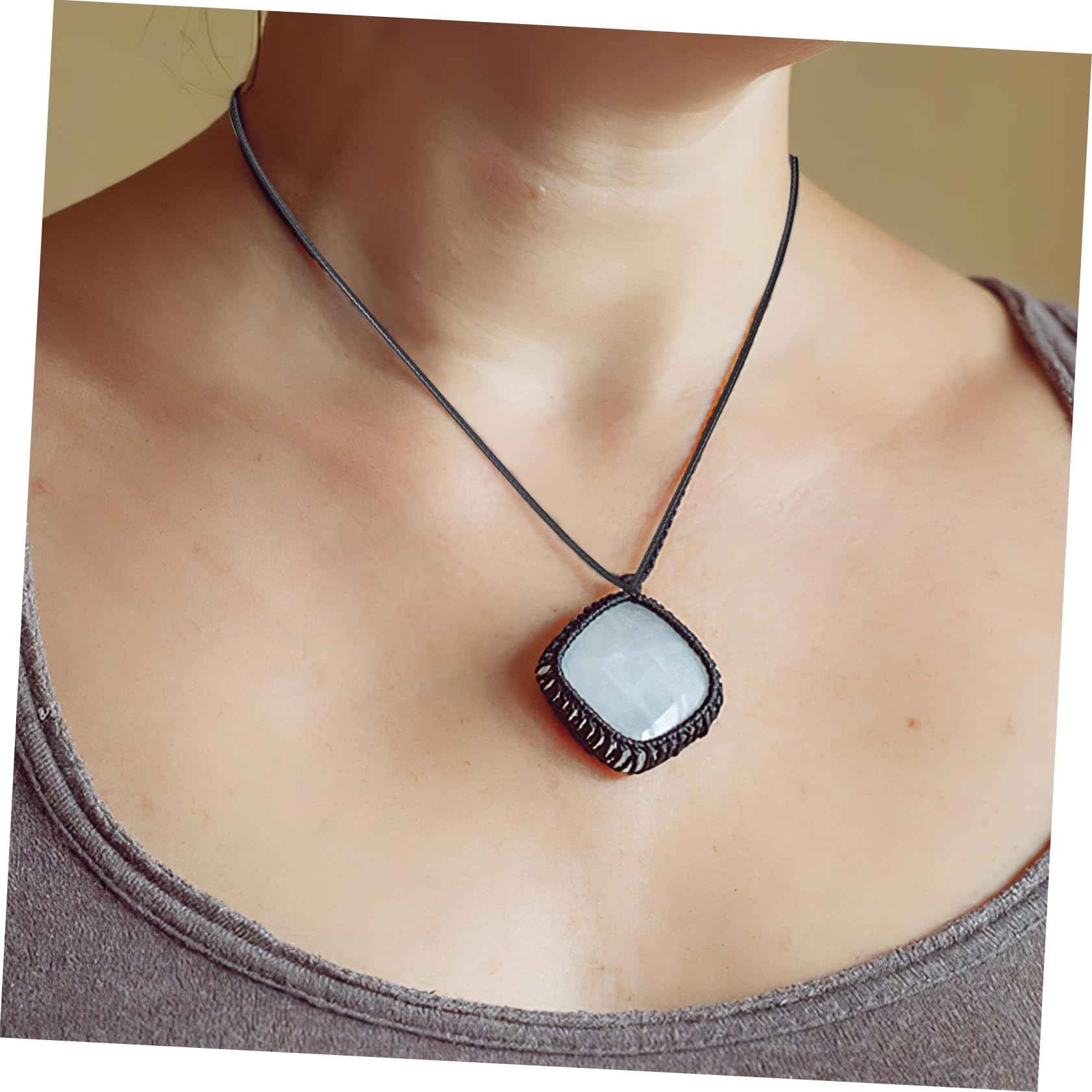SHINEOFI 400 Pz Corda di pendente in pelle nera cordino per bracciale in filo cerato cordone per collana cerato nero Collana corda cerata nera Corda cerata morbida catene di collane