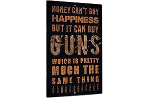 Putuo Decor Gun Metal Tin Sign: Adorn Your Abode with Sarcastic Humor