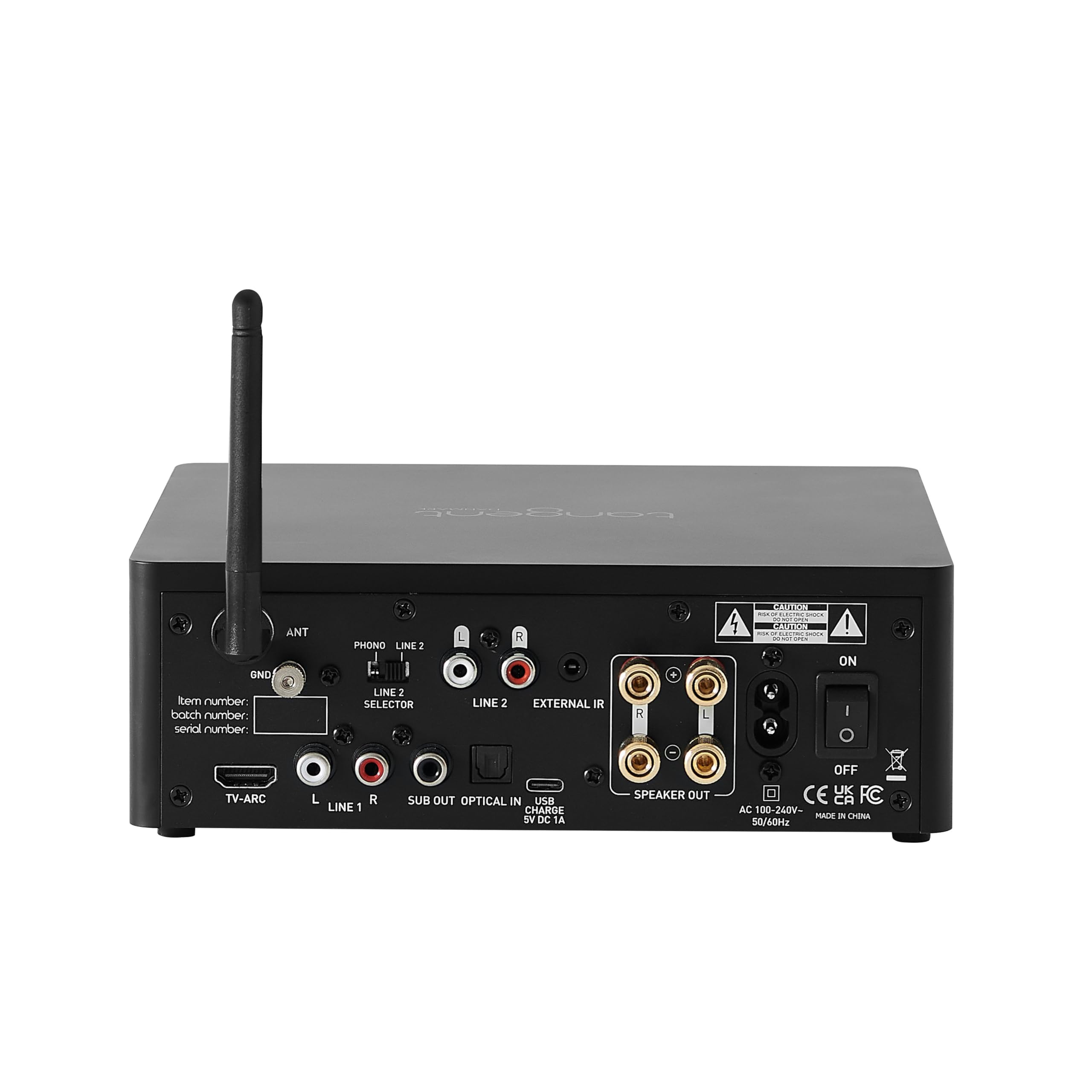Tangent Ampster BT III Amplificateur stéréo - Bluetooth 5.1, HDMI ARC, design compact