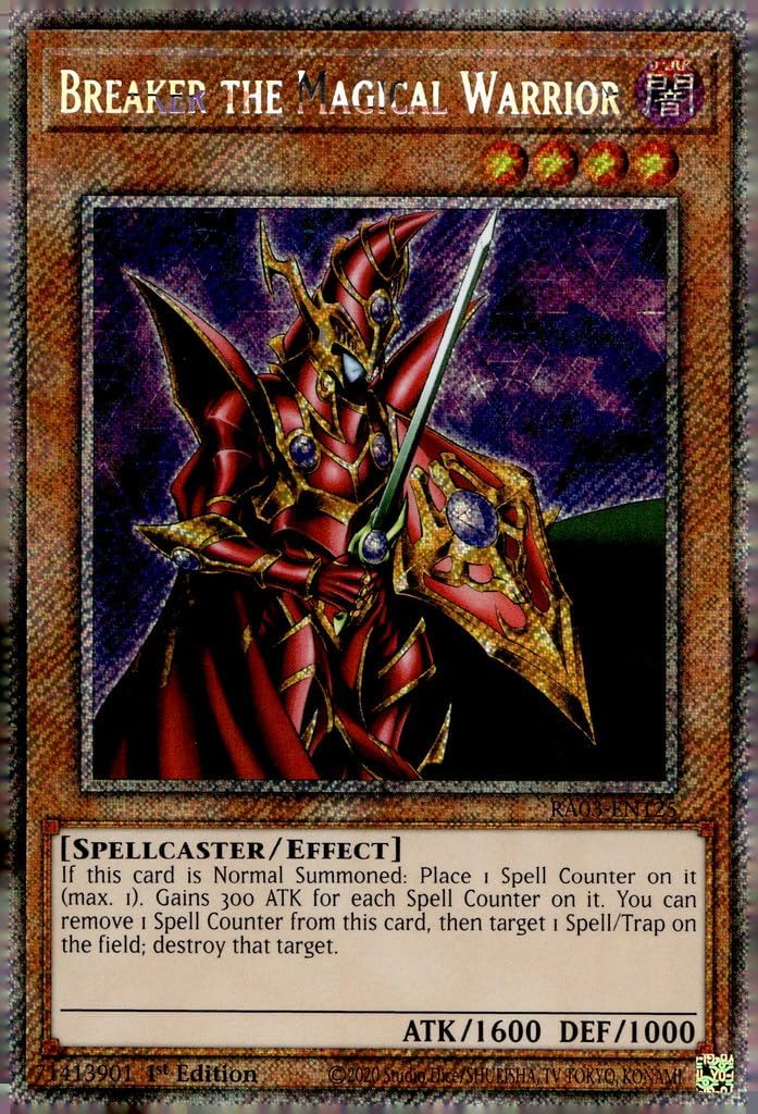 Amazon.com: Breaker The Magical Warrior (Platinum Secret Rare) - RA03 ...