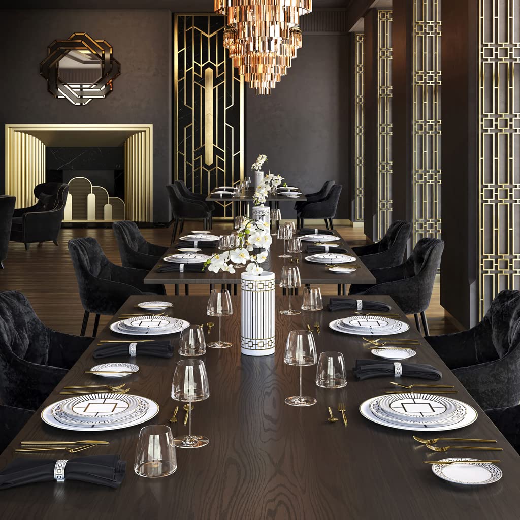 MetroChic coffee/teapot, 1.2 l, white/black/gold