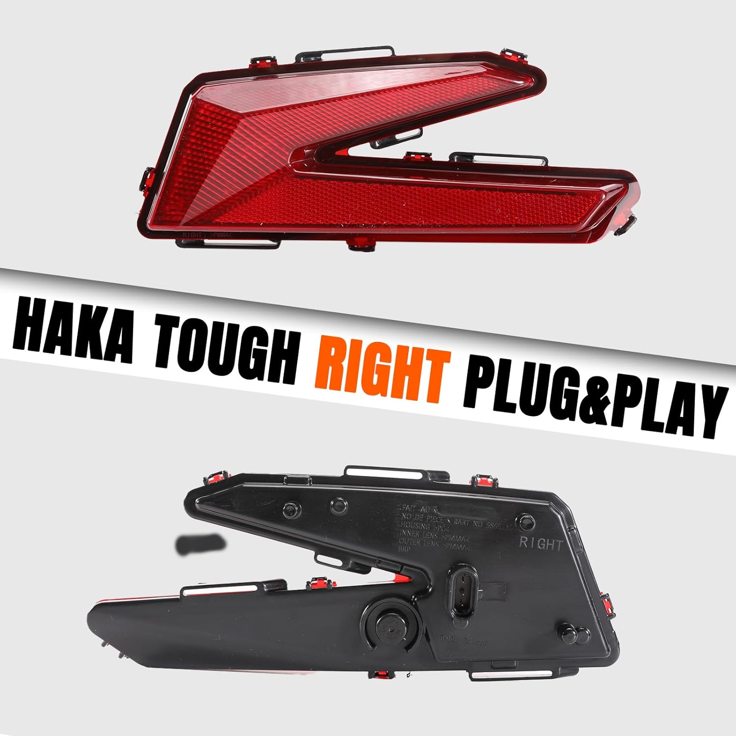 HAKA TOUGH LED Tail Lights Right for Can Am Maverick X3 Accessories 2017-2024,Taillights for Can Am X3 XDS XRS Max Turbo R, Passenger Side Tail Lamps 1pcs
