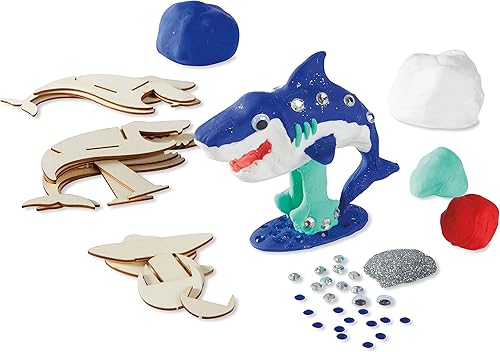 Kit de tiburón arcilla 3D de Creatology