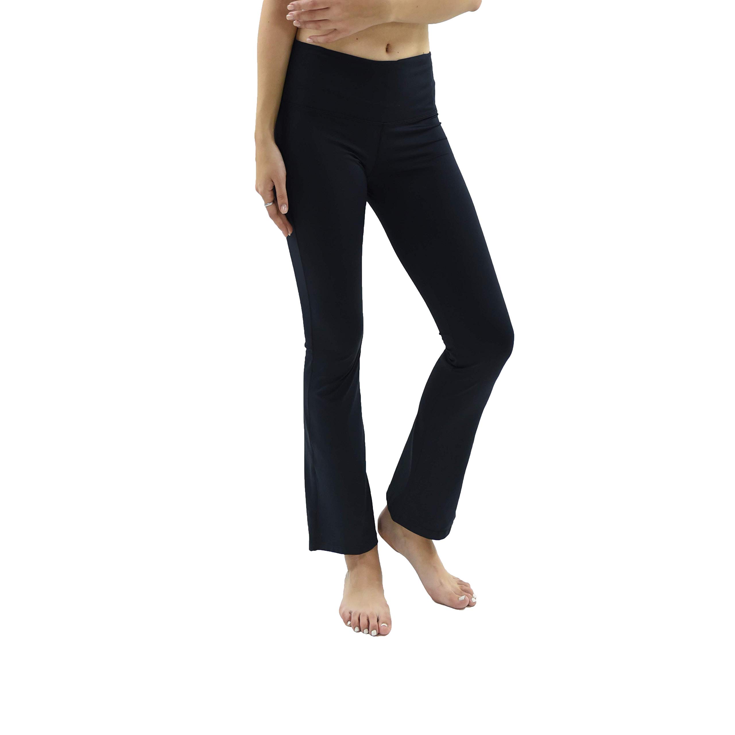 Private Island Women UPF50+ Bootcut Long Leggings Pants Swim Beach Swimsuit Rash Guard Bathing CubanoBoom Bottom (RMLBC)