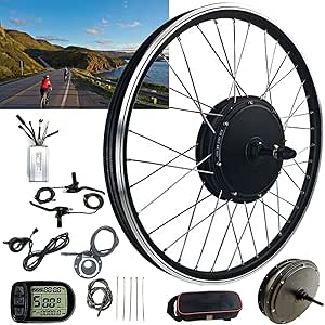 36V 48V 500W 1000W 1500W Electric Bike Conversion Kit, 20 24 26 27.5 28 ...