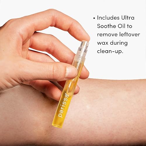 Miniatura 5 de Parissa Tiras de cera para cejas  Biodegradables y sin fragancia  Kit de depilación listo para usar para depilación de cejas en casa, suave para la