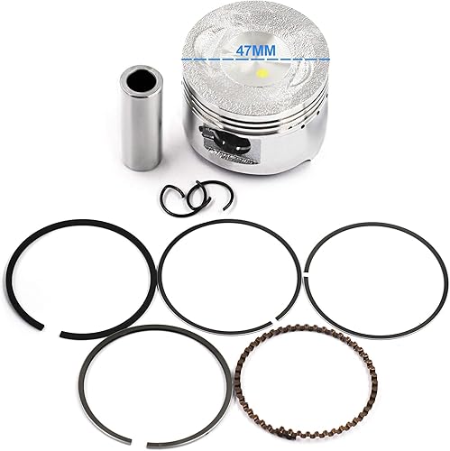 Miniatura 4 de Kit de cilindro de gran diámetro mejorado GY6 80cc 1.850 in para GY6 49cc 50cc 139QMB ATV Scooter Ciclomotor Go Kart