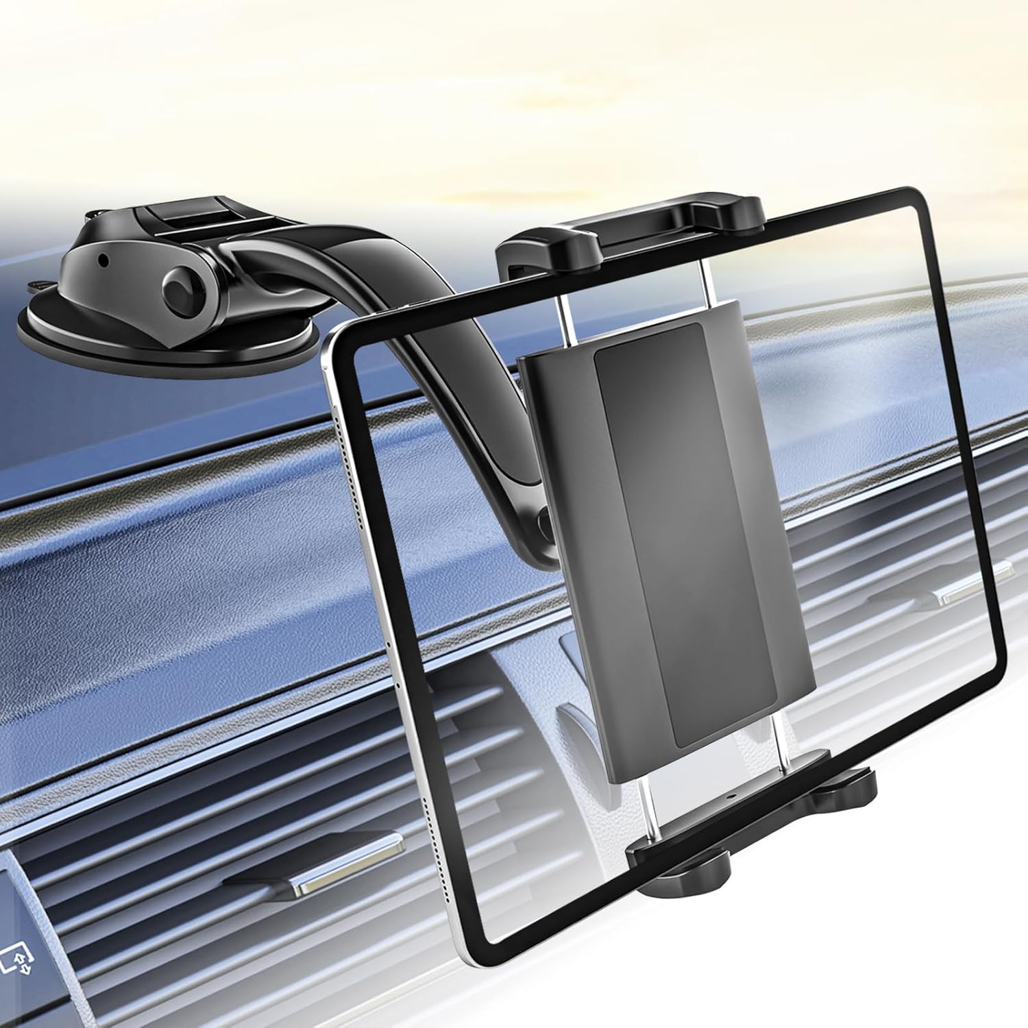 Kolasels Car Dash Tablet Holder Mount, Truck Dashboard Windshield iPad