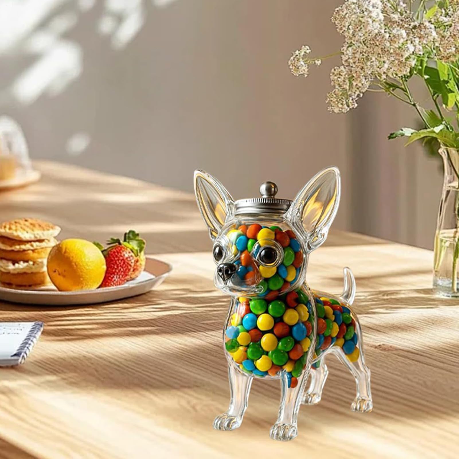 ブルドッグ　キャンディコンテナ Amazon.co.jp: クリア キャンディージャー 犬型,可愛い ドッグ