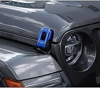 Vista 7 de RT-TCZ Cubierta de pestillo de capó, soportes exteriores de bloqueo de capó, accesorios de decoración de ABS para Jeep Wrangler JL JLU y Gladiator