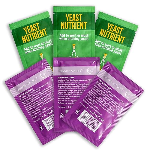 Craft A Brew - Levadura seca Safale W-68 - Fermentis - Levadura seca de cerveza de trigo alemán - Para estilos de cerveza alemana, belga y otros