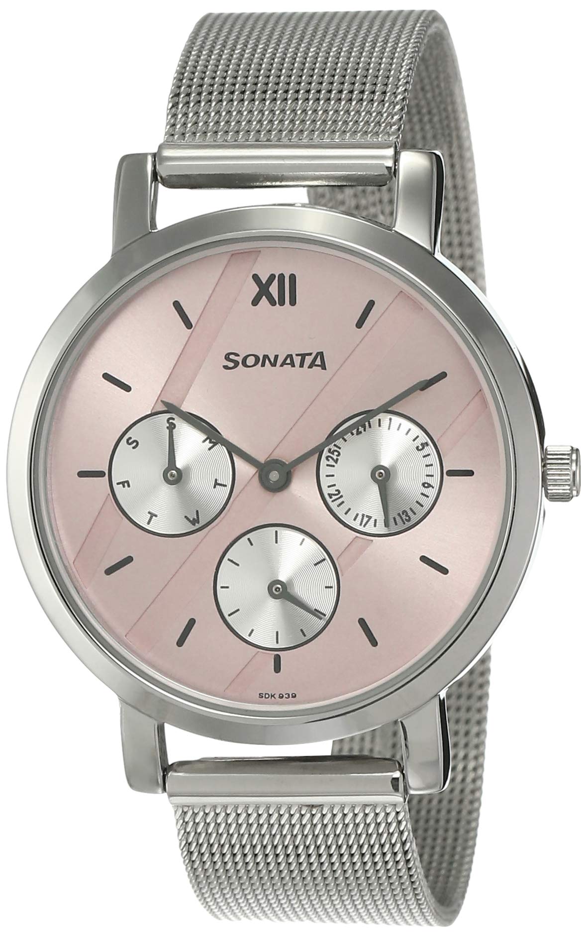 Sonata Multifunctions Pink Dial Women Watch With Metal Strap-NP8164SM03 (B08Q36DQV7) Amazon Price History, Amazon Price Tracker