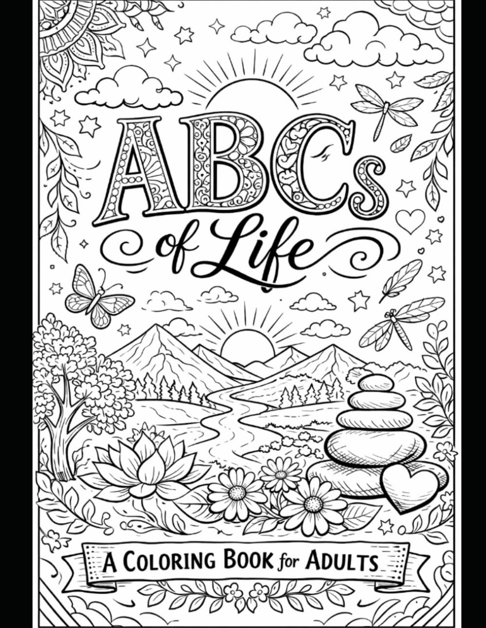 ABCs of Life: Coloring book for adults (Adult Coloring Books)