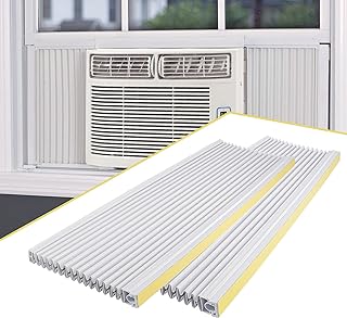 LBG Products Air Conditioner Side Panel Kit for Window AC Units, Fits Up to 17" H x 10" W,Double Layers Window AC Side Panels Kit for Window Air Conditioner Replacement Screen,2 Pack
