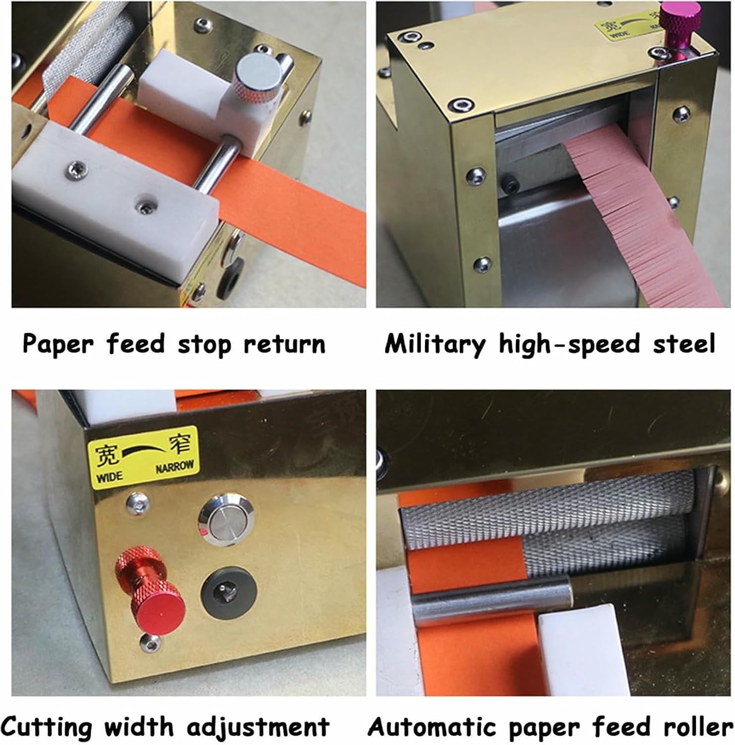 DIY Electric Paper Quilling Tassel Machine, Adjustable Width, Suitable for 3D Colored DIY Paper Tassel Flower Making, Paper Cutting Tool~/
