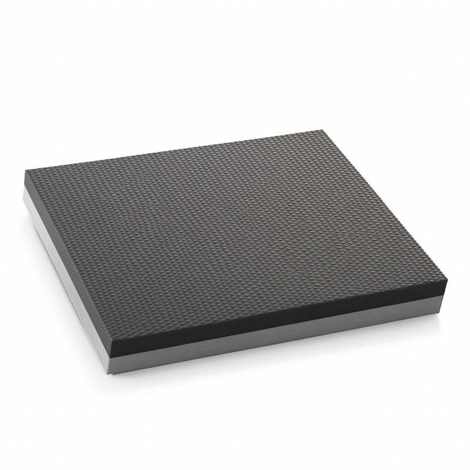 Kneeling Pad with Textured Surface High-Resilience Stretching Knee Pad Non-Slip Mat for Yogis, Floor Exercises, Rehabilitation, Home Workouts 50-40-6cm Black Gray-image-47