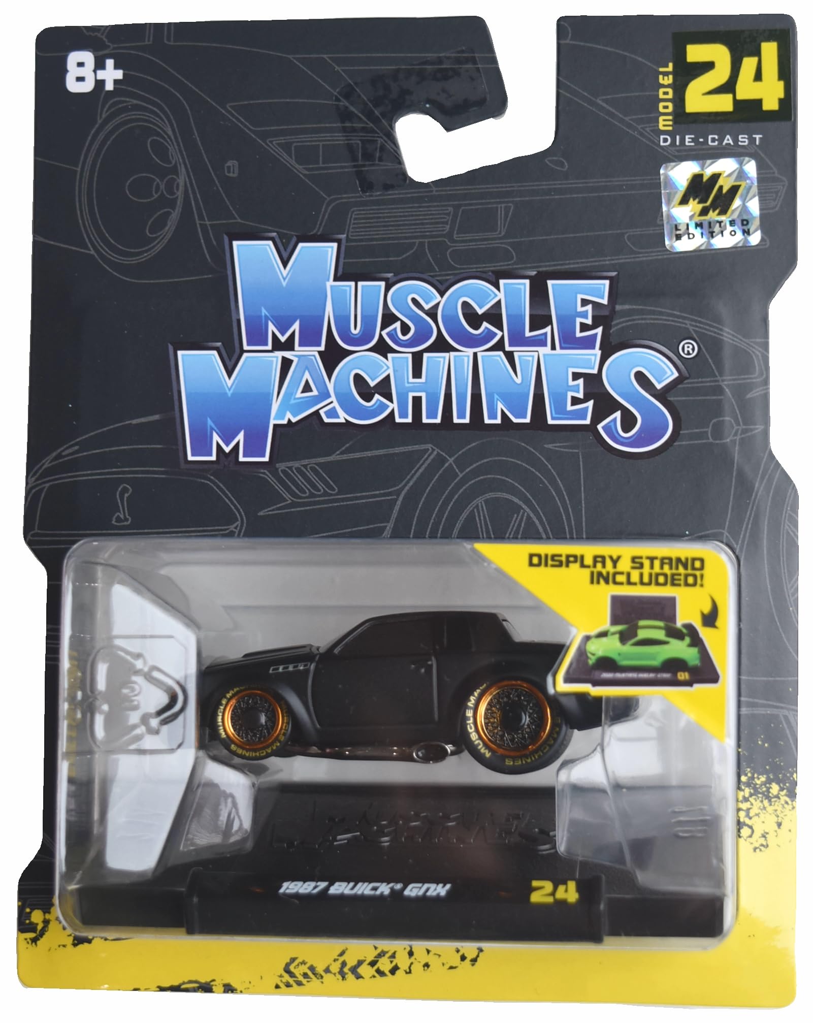 Amazon.com: Muscle Machines 1987 Buick GNX, Included Display Stand
