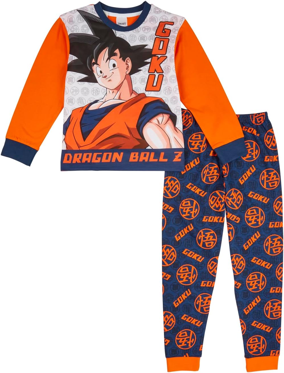 Dragon Ball Z Boys Pyjamas, Goku Pjs for boys, Anime Merchandise, Official clothing