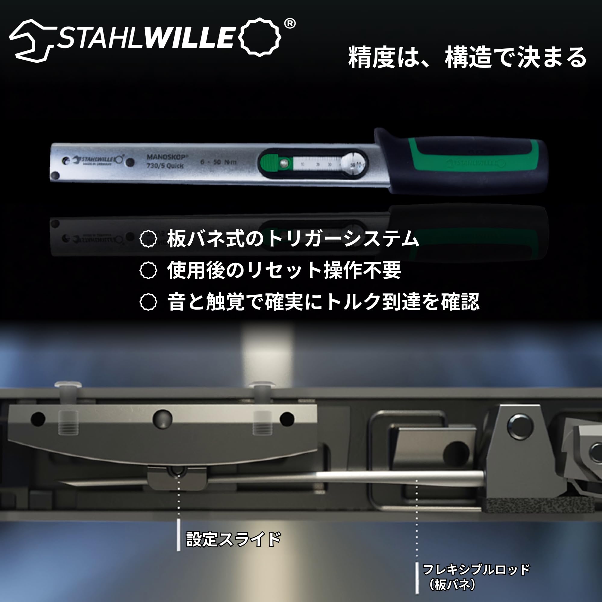 スタビレー 730/5QUICK-JP トルクレンチ 6-50Nm