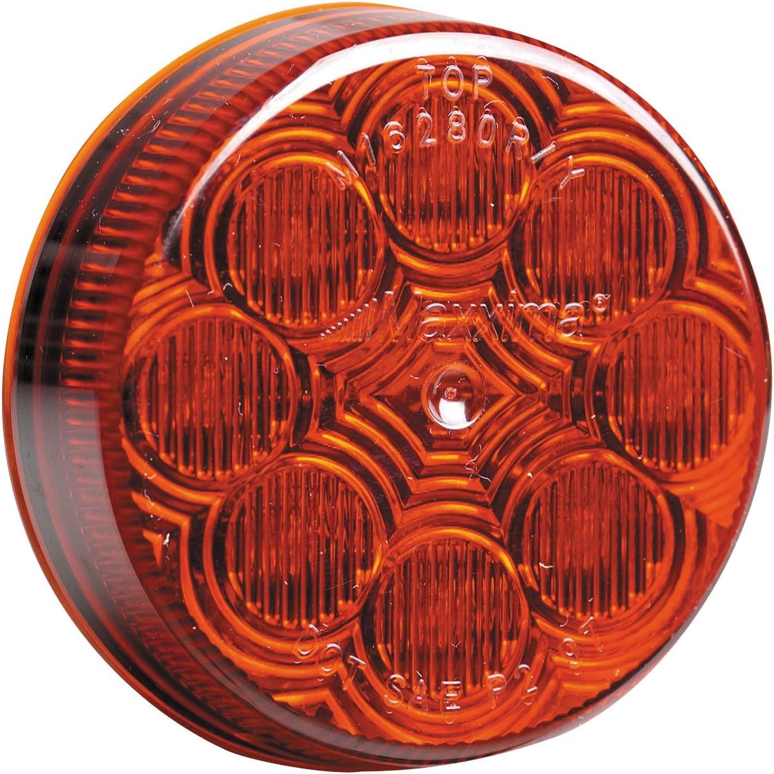 Maxxima M16280R Red 2-1/2" Round LED Clearance Marker Light