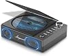 cd player portable leapwell portable cd player bluetooth with speaker portable cd player children small with remote control cd player anti-skip with headphones black