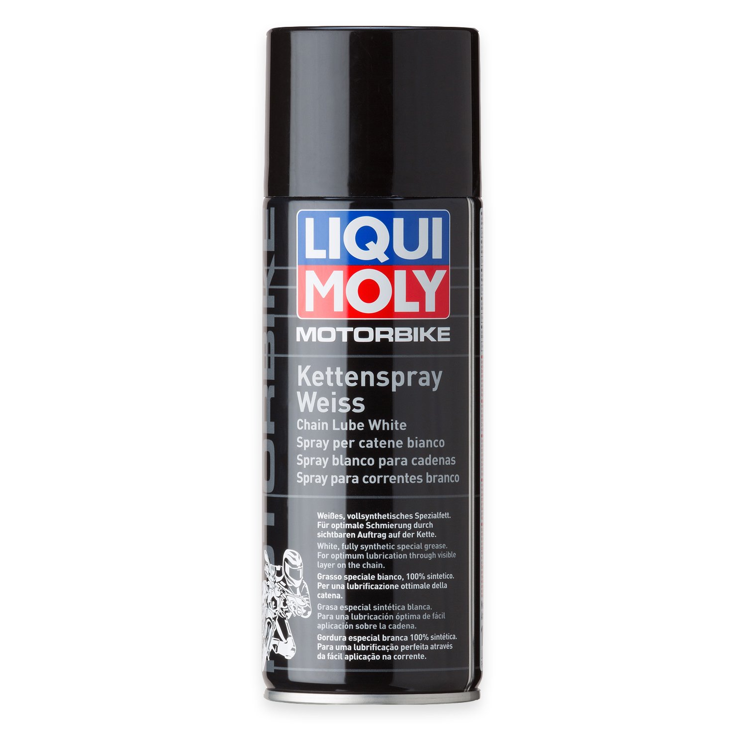 4 x Liqui Moly 1591 Motor Bike Cadena Spray Color Blanco Lubricación 400 ml