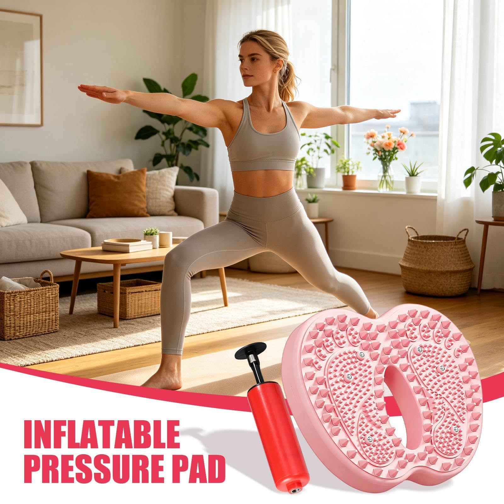 Esterilla Masajeadora de Pies Herramienta inflable de masaje profundo de