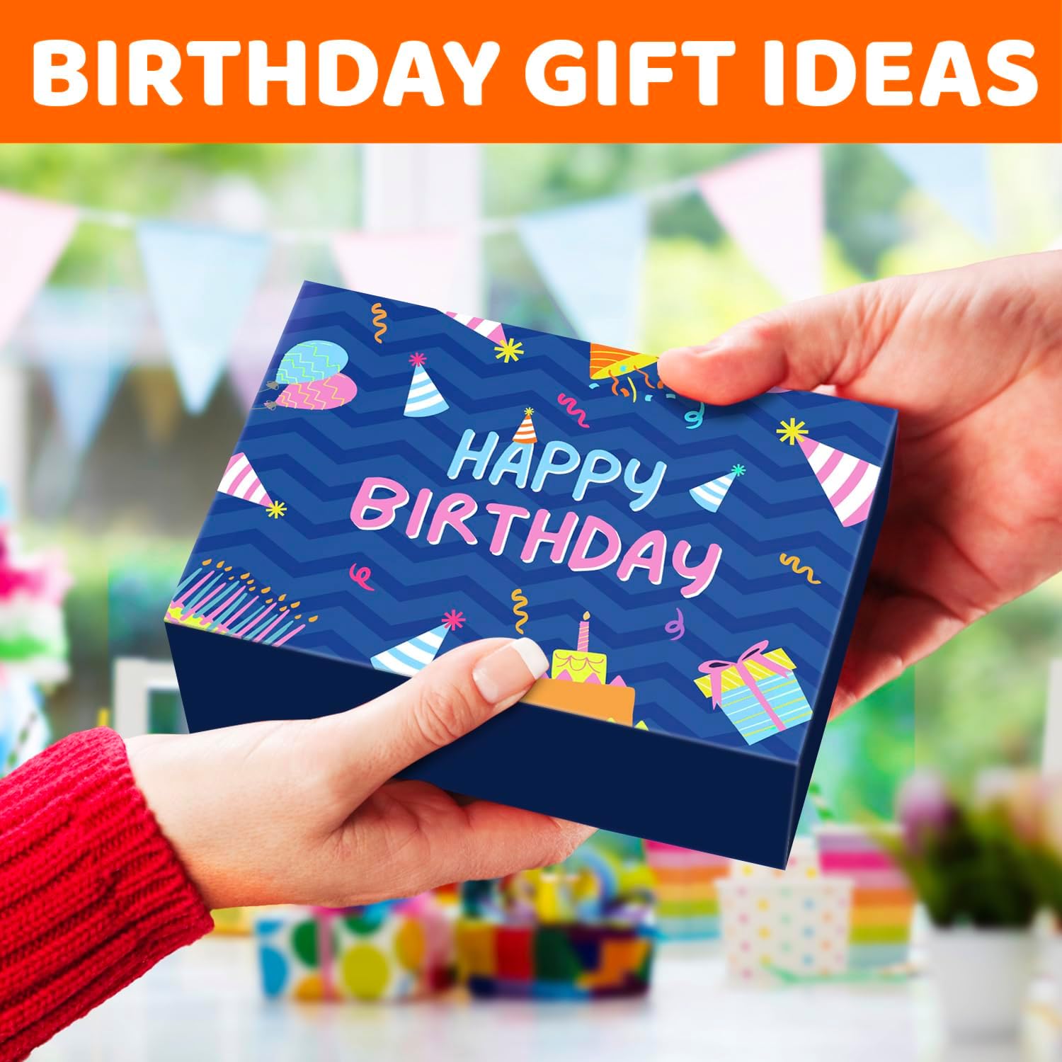 HAPPYPOP Birthday Gifts Ideas - Women 35-50 Year Old Socks, 55-80 Year Old Bday Gifts 2 Pack - Image 2