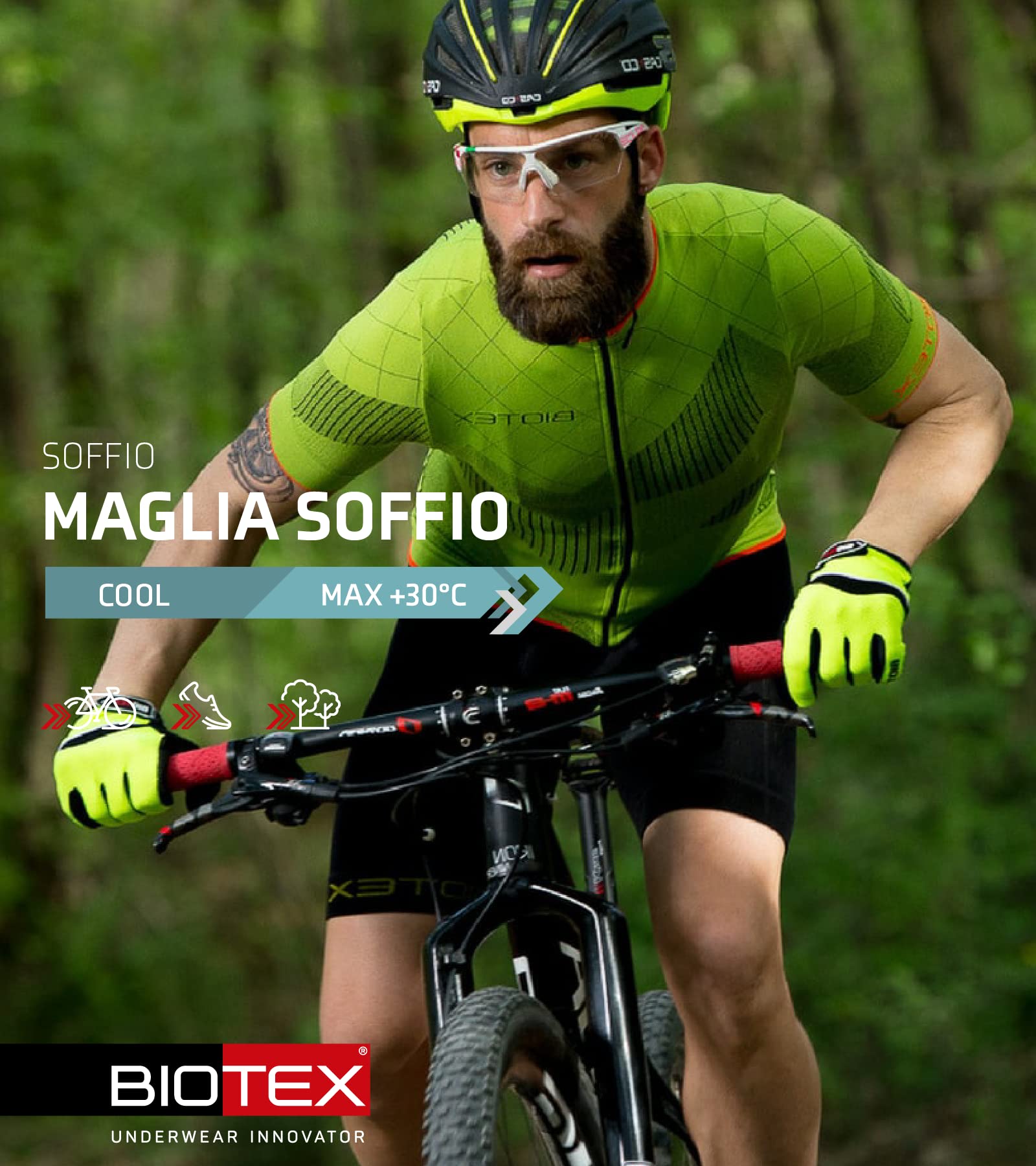 BIOTEX Soffio Manica Corta Soffio Uomo (Pacco da 1)