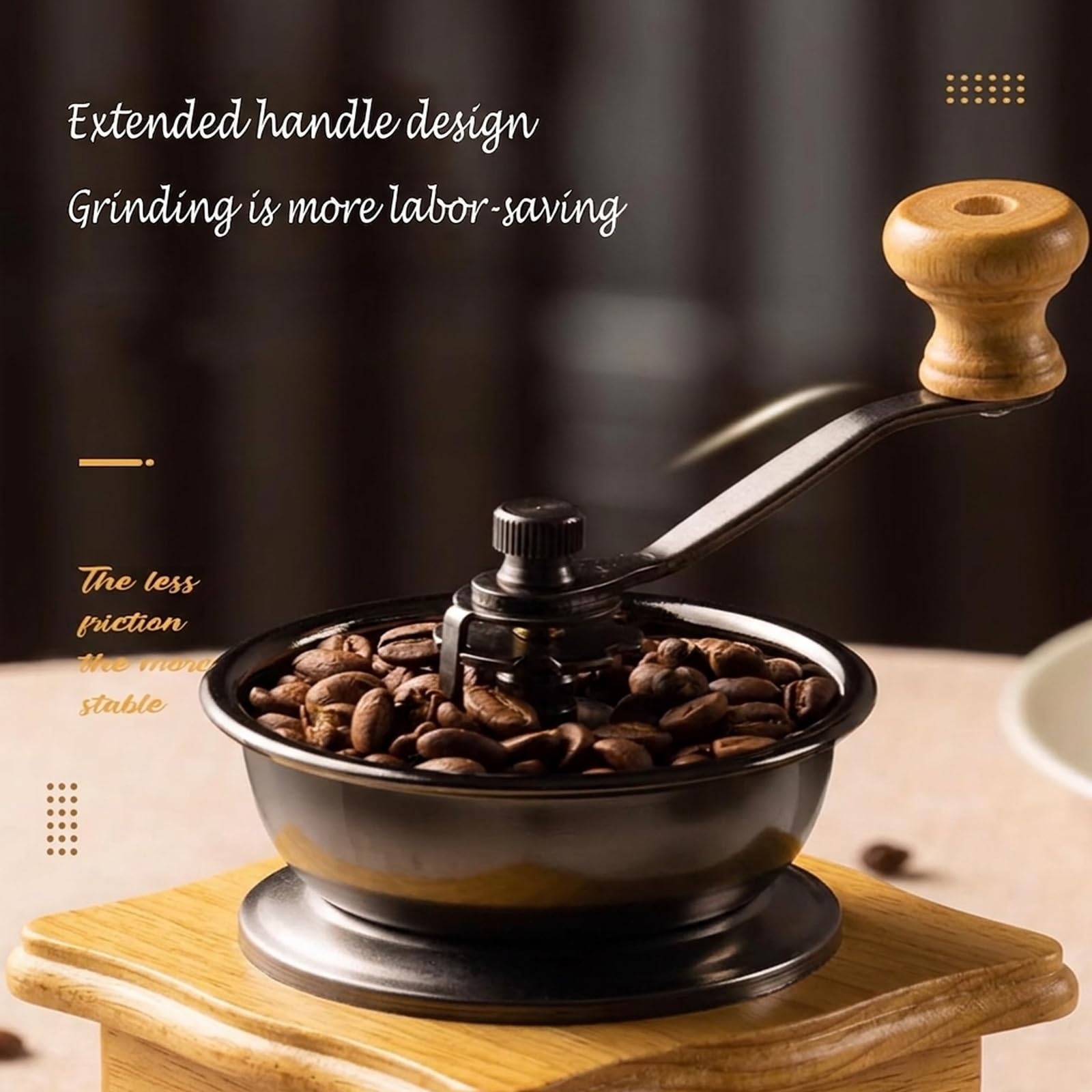 Amazon | Coffee Mill Grinder - Manual Coffee Grinder with